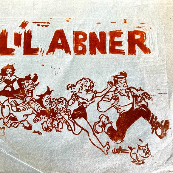 Little Abner Art Blockprint Handmade by McGlamorous Art - Picture 2 of 3